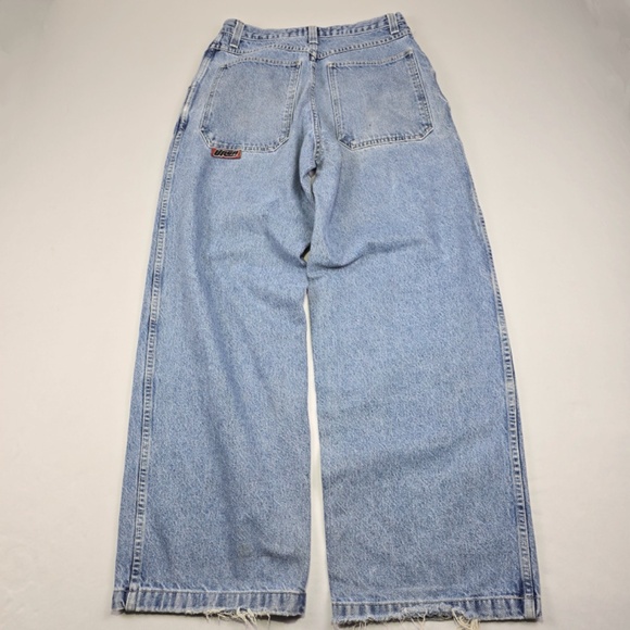 VTG- 90s JNCO J179 Pipes Easy Wide Leg Faded Denim Jeans 31x33 Skate Rave Y2K - Picture 2 of 15